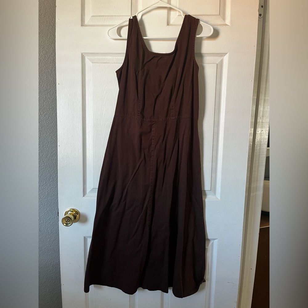 Women’s Brown Midi Dress by Faded Glory